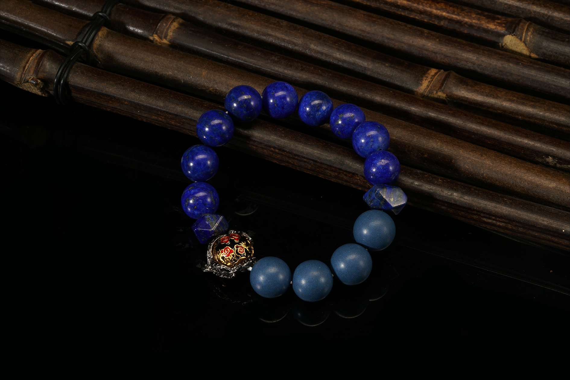 Azure Dragon Embracing the Moon