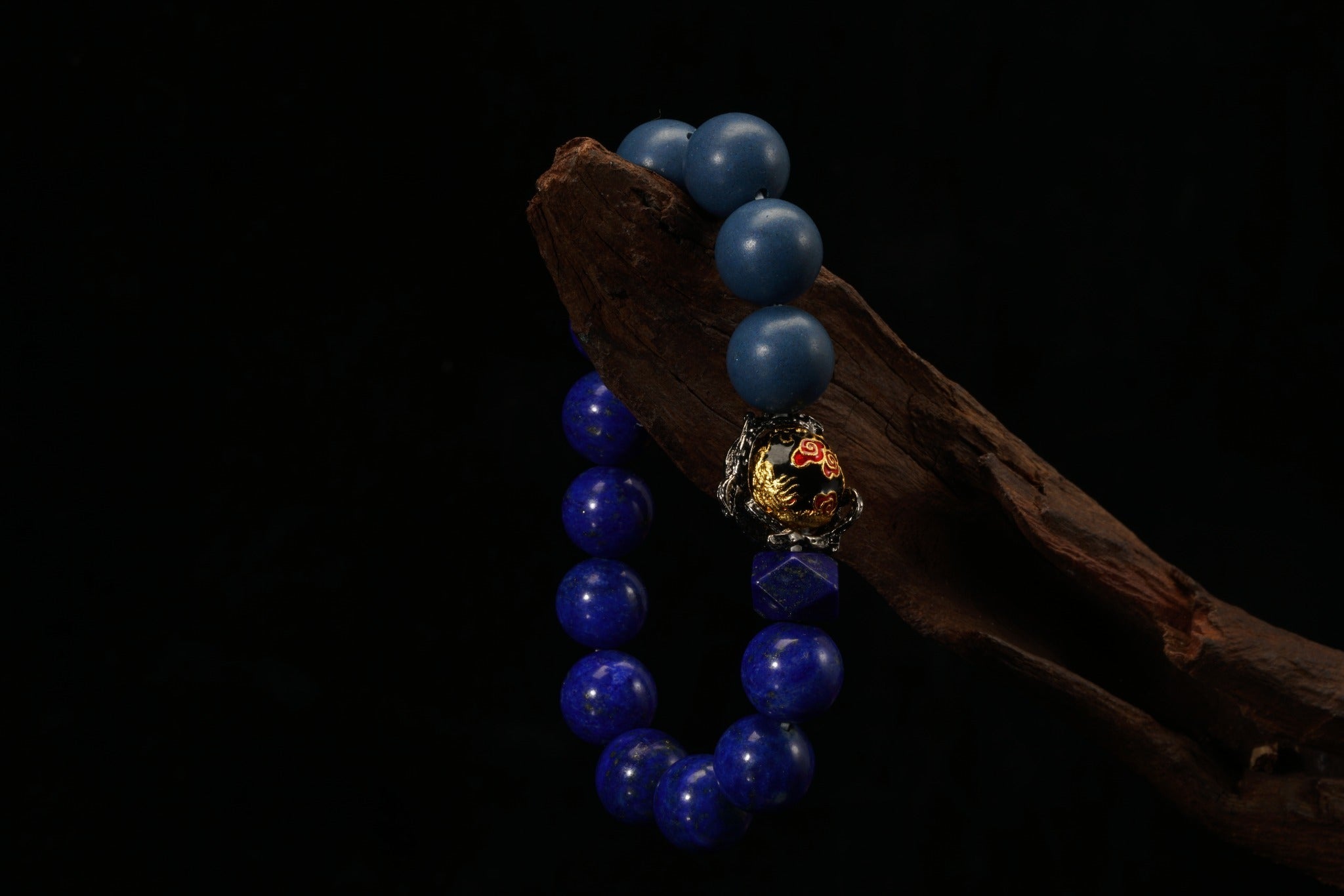 Azure Dragon Embracing the Moon